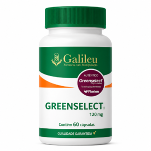 Greenselect Emagrecedor Natural 120 mg - C/ 60, 120 e 180 Cápsulas.