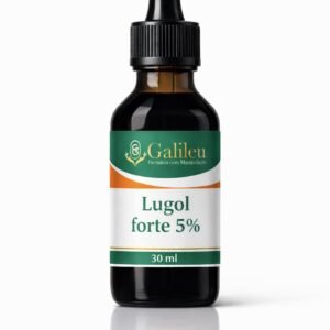 Lugol forte 5% solução de iodo 30ml frasco
