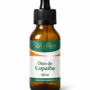 Óleo de copaíba 100% puro 20ml frasco conta-gotas