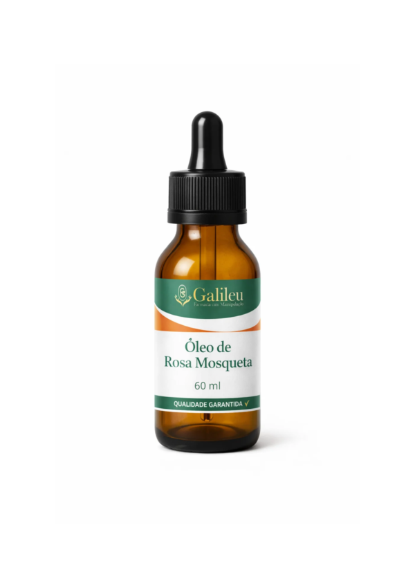 Óleo de rosa mosqueta 100% puro 30ml frasco conta-gotas