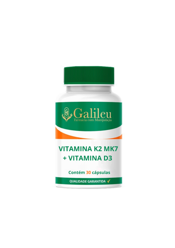 Vitamina K2MK7 + Vitamina D3 capsulas