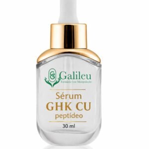 Sérum GHK-Cu Peptídeo 30ml - Pele Renovada, Jovem e Radiante