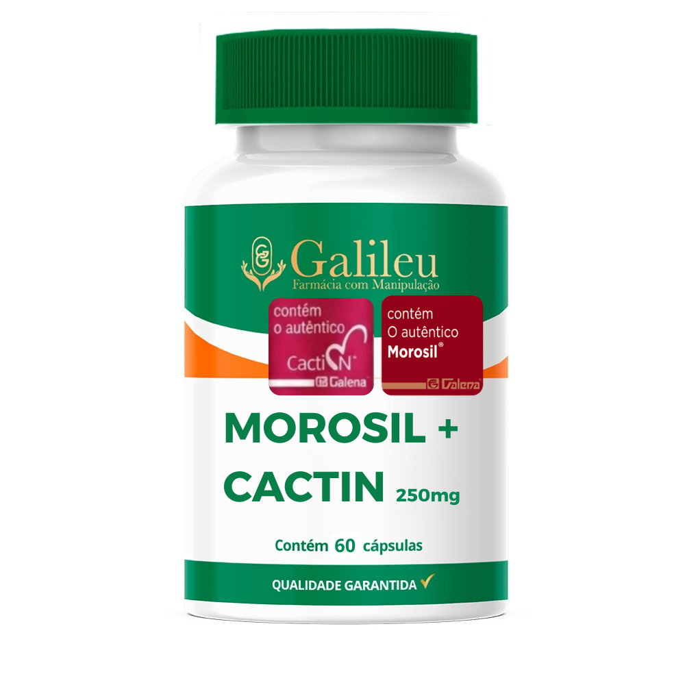 Morosil com Cactin - Redução de Medidas - C/ 60,120,180 Cápsulas